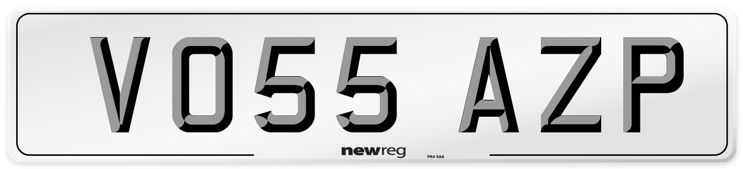 VO55 AZP Number Plate from New Reg